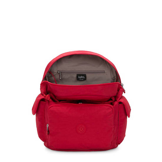 Sacs À Dos Kipling City Pack Rouge Rouge Foncé | FR 1403NW